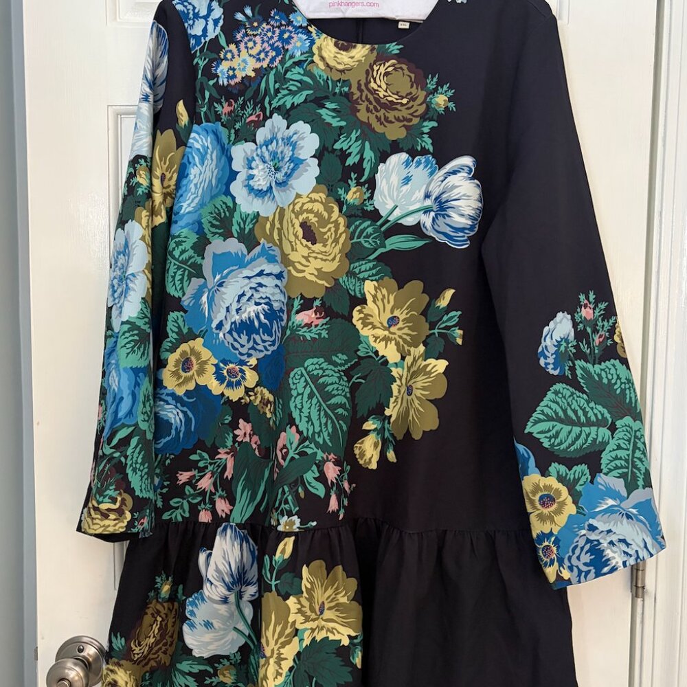 Tuckernuck Black Verdant Floral Pierce Dress - Size XXL - Picture 9 of 9